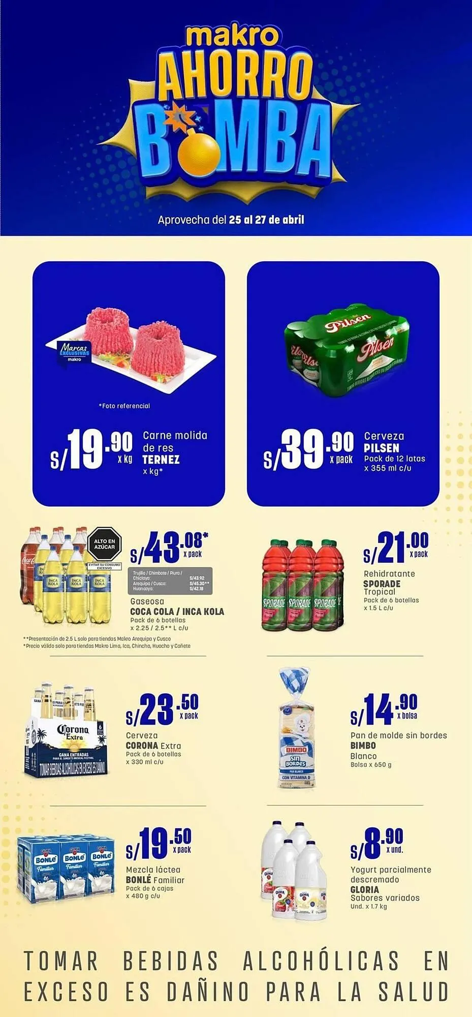 Catalogo de Catálogo Makro 25 de abril al 27 de abril 2025 - Pag 1