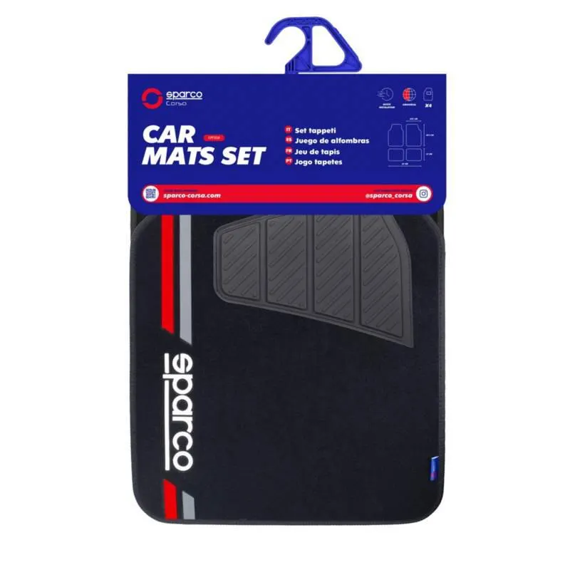 Piso Alfombra Auto Camioneta Original Sparco Spf510gr
