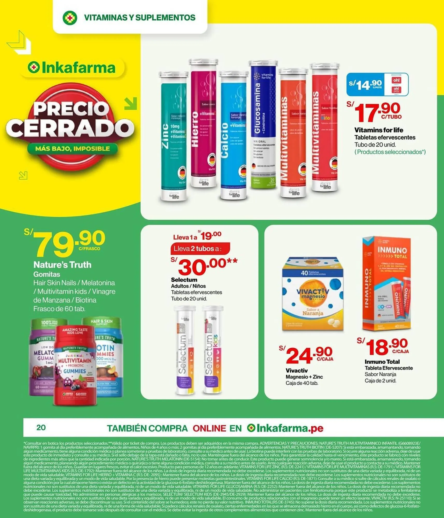 Catalogo de Catálogo InkaFarma 7 de abril al 30 de abril 2025 - Pag 20