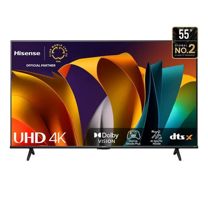 TV Hisense 55" LED 4K UHD Vidaa 55A6N