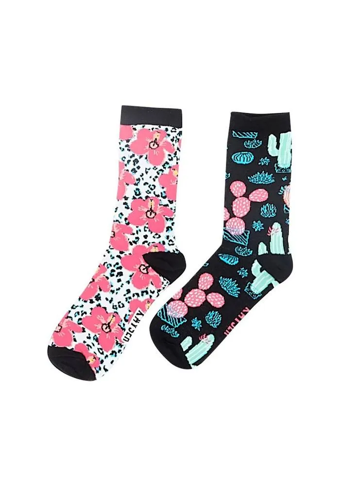 BIPACK CALCETÍN MUJER 99MP285 BAMBÚ FUCSIA 2