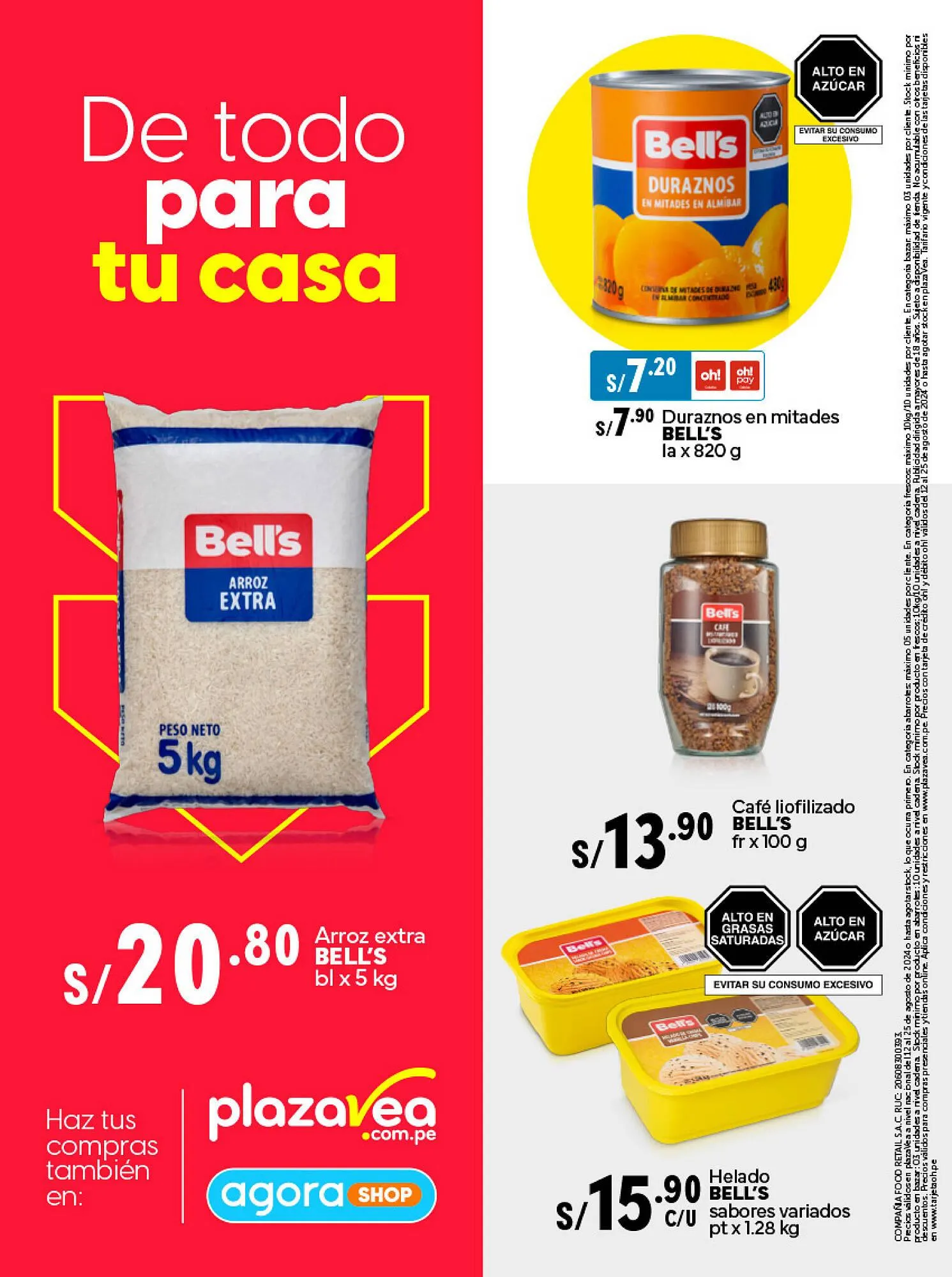 Catalogo de Catálogo Plaza Vea 12 de agosto al 25 de agosto 2024 - Pag 10