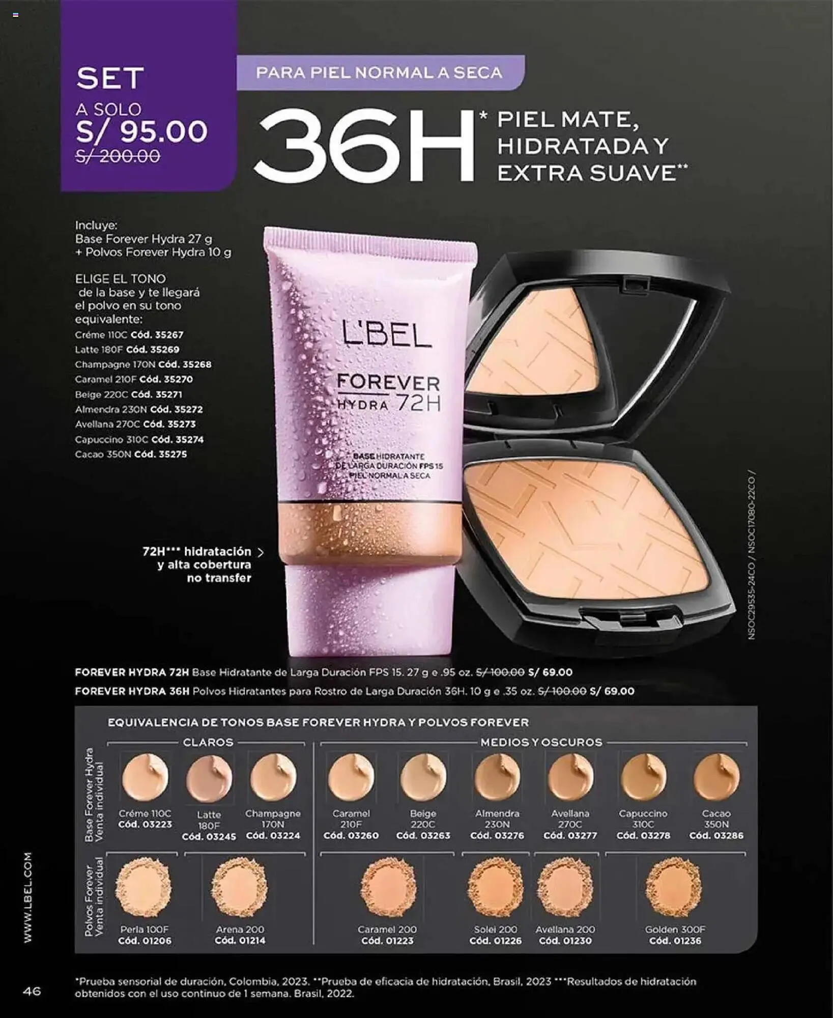 Catalogo de Catálogo L'Bel 18 de diciembre al 8 de enero 2025 - Pag 46