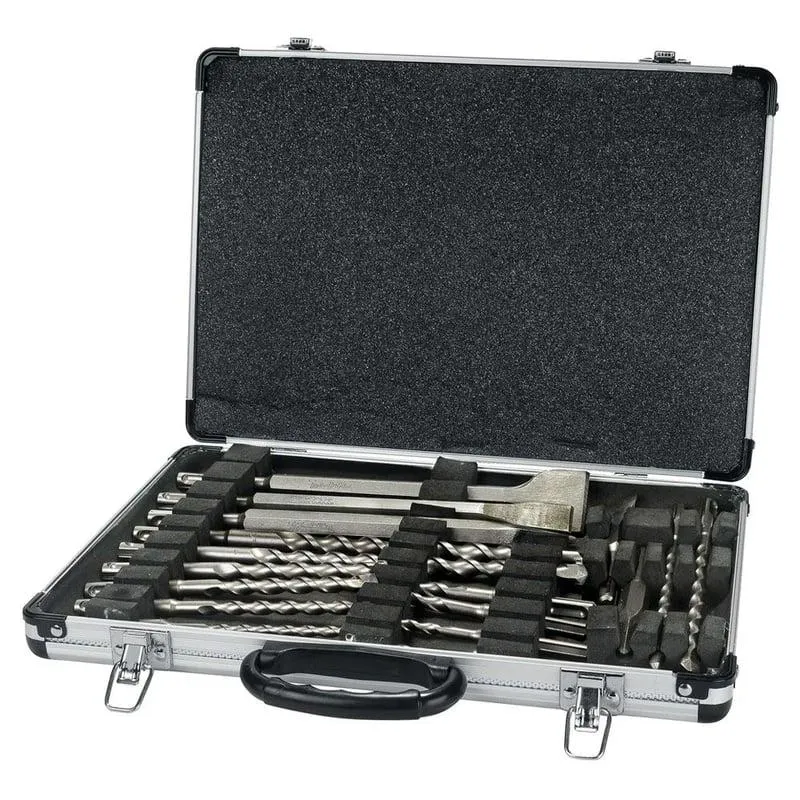 D-19180 Makita Brocas y Cinceles SDS-Plus Variados 17 Pcs Maletín