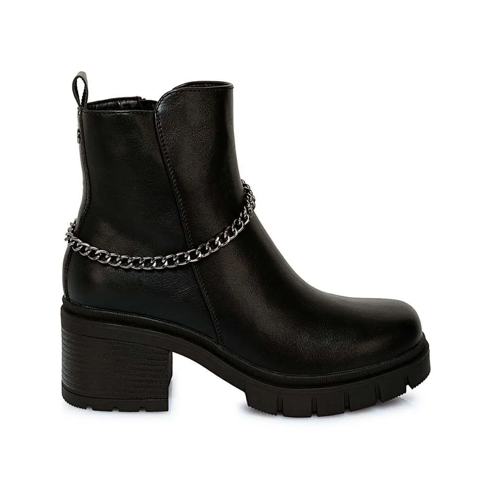 Botín Jodhpur Casual DAVI-2513 Negro ADV