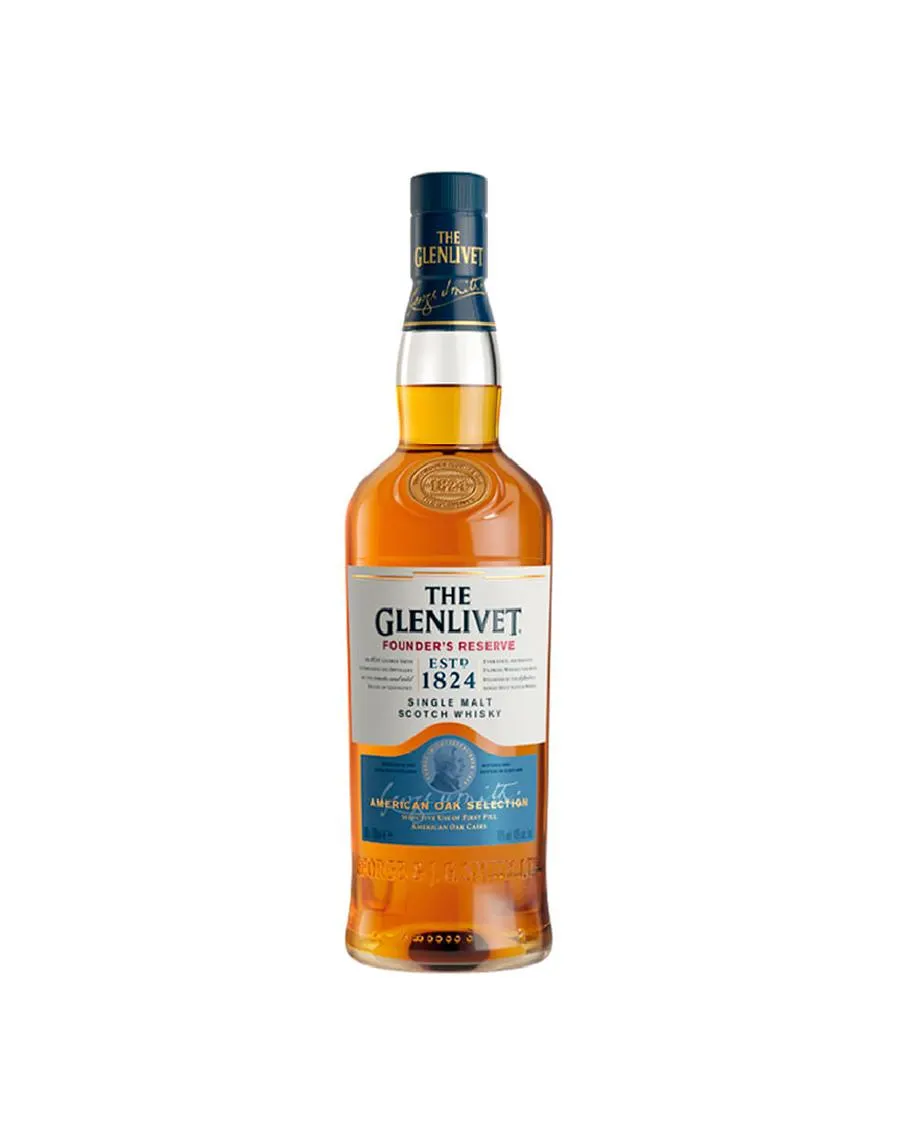 WHISKY THE GLENLIVET FOUNDERS RESERVE 750ML