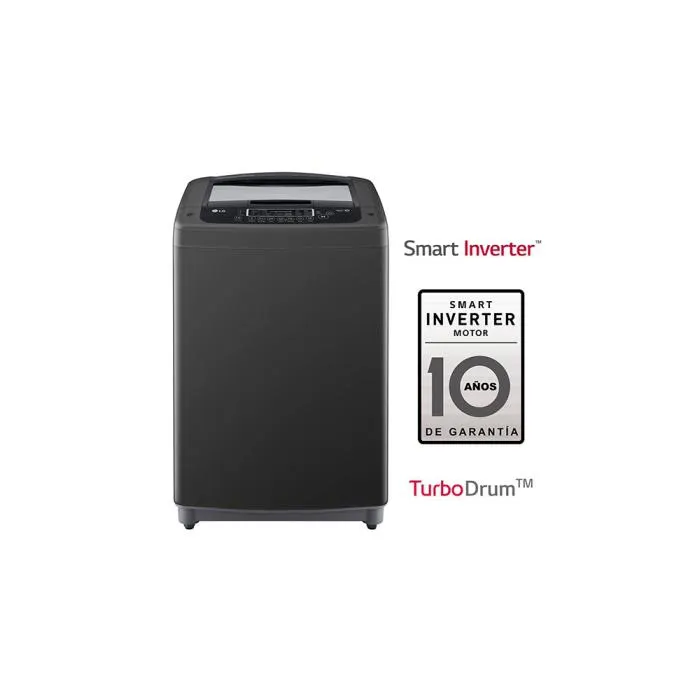 Lavadora LG 16KG Carga Superior Smart Inverter WT16BPB Negro