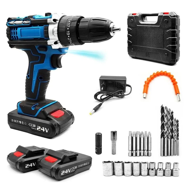 Taladro 21v Inalambrico Rotomartillo Destornillador