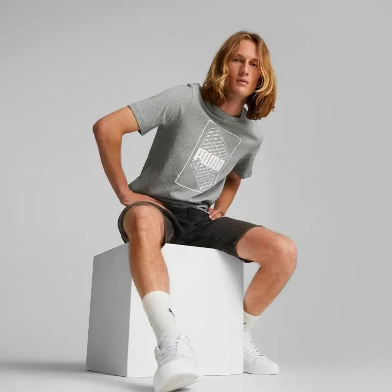 Polo Deportivo Puma Wording Graphic Tee Hombre