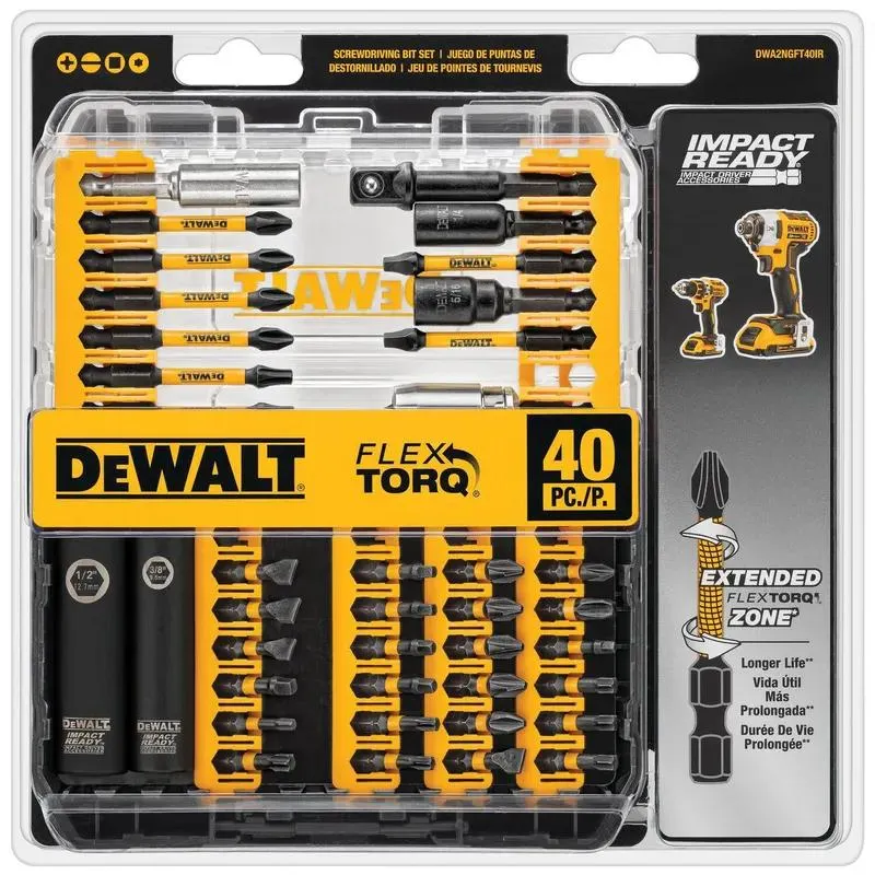 Set 40 Piezas IR FLEX TORQ SET DEWALT