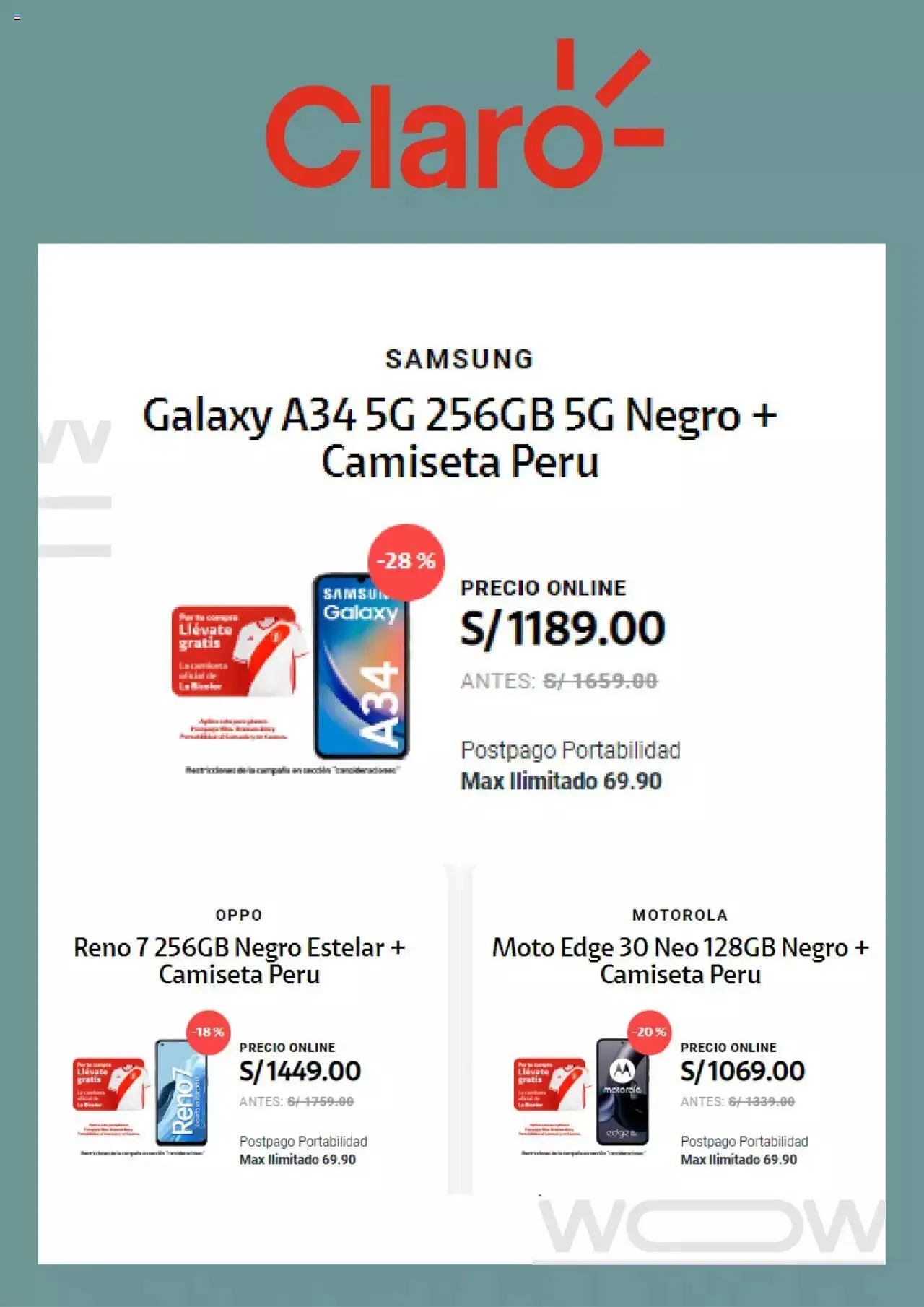 Catalogo de Catálogo Claro 22 de julio al 23 de setiembre 2023 - Pag 3