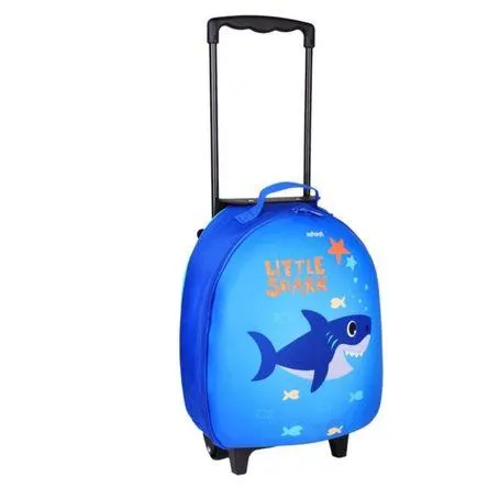 Mochila Con Ruedas Infanti Tiburon Bts23