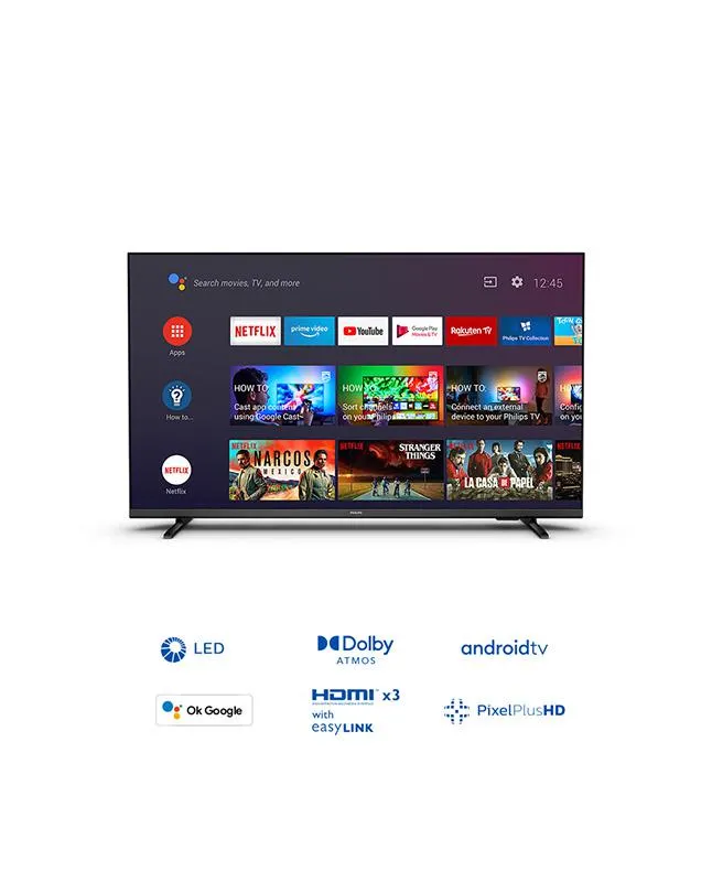 TV Philips 32" HD Smart Android Ambilight 32PHD6917