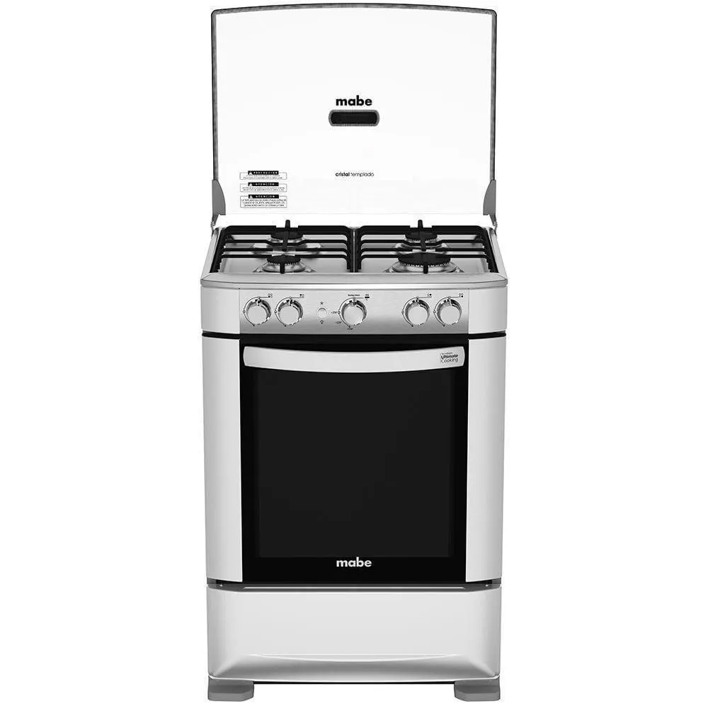 Cocina Mabe CMP6015SG0 De Pie a Gas 4 Quemadores Grafito