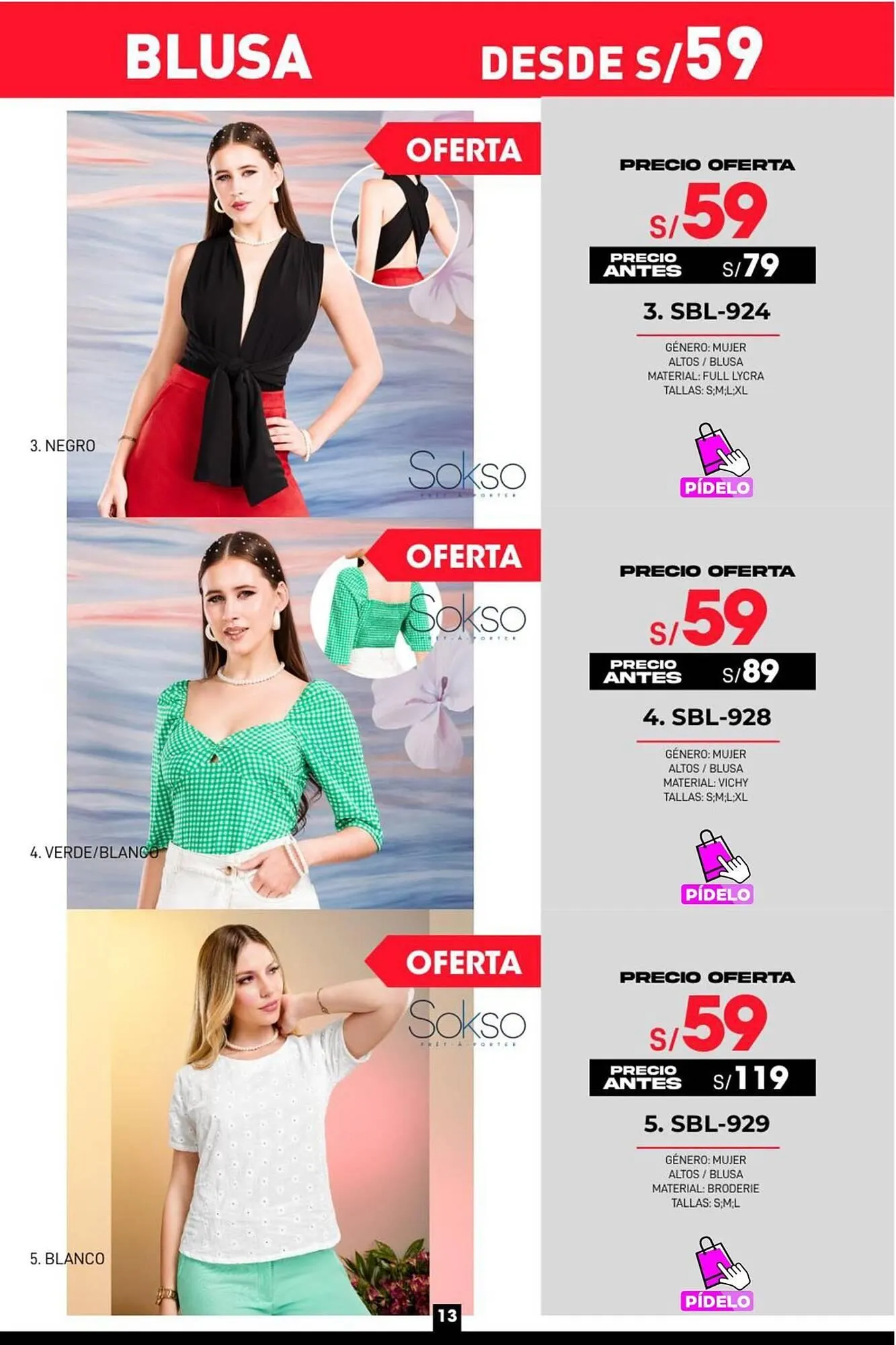 Catalogo de Catálogo Sokso 2 de octubre al 19 de octubre 2025 - Pag 13