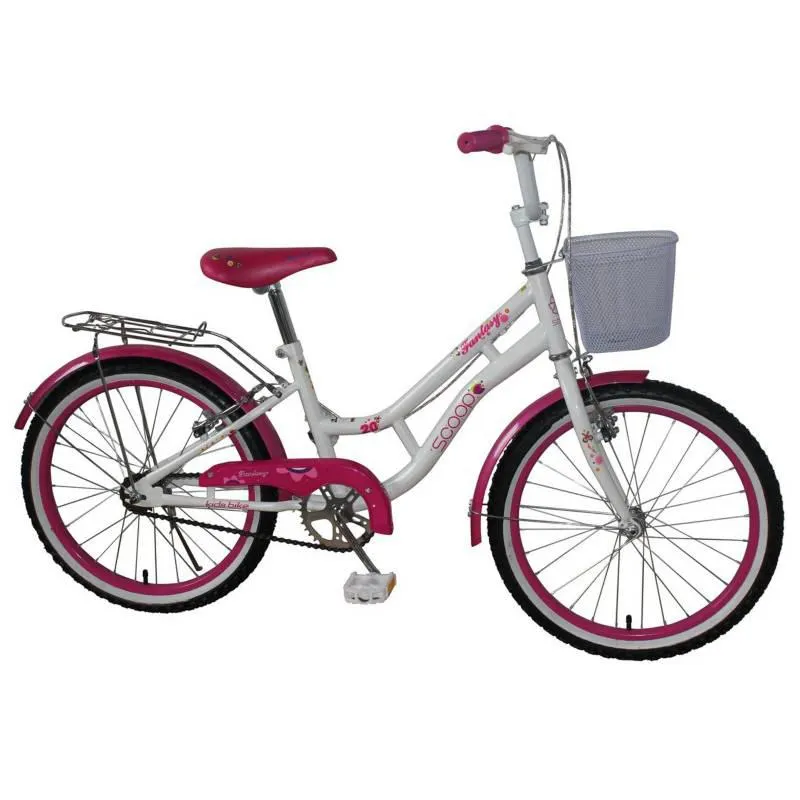 Bicicleta Aro 20 Fantasy White
