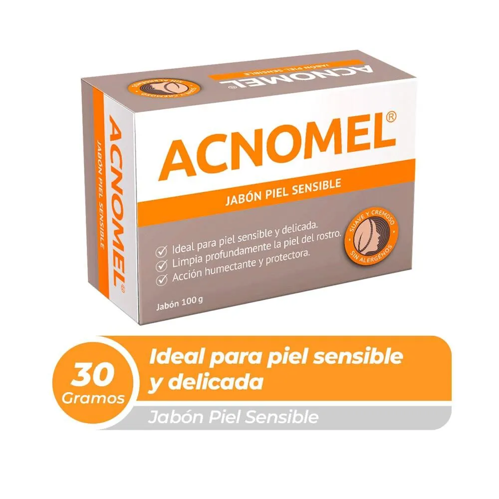 Acnomel Jabón Piel Sensible x 100 g