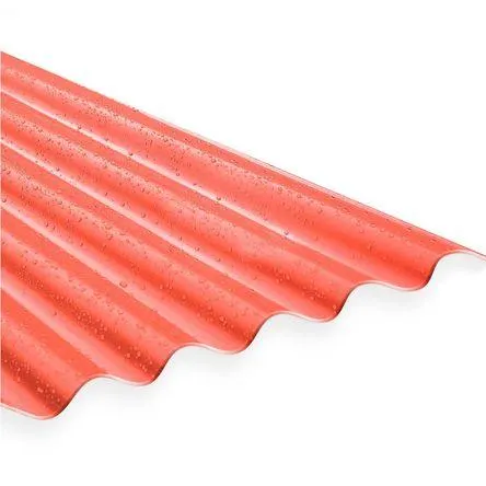 Techo de Polipropileno Fibraforte Rojo 1.2mm 3.05x1.10m
