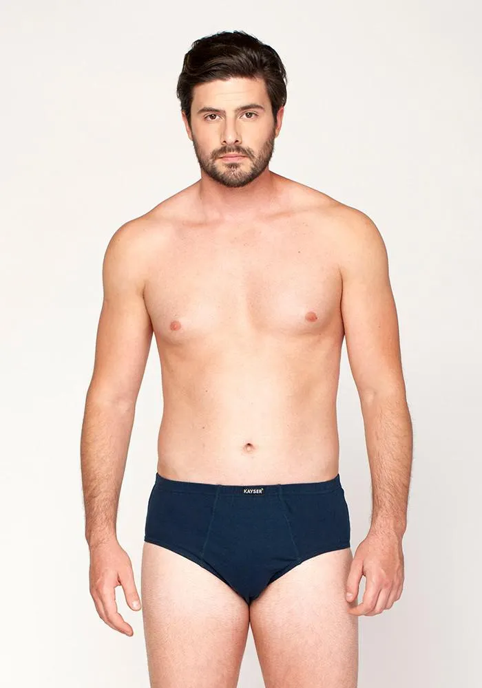 SLIP CABALLERO 90.01 ALGODÓN AZUL