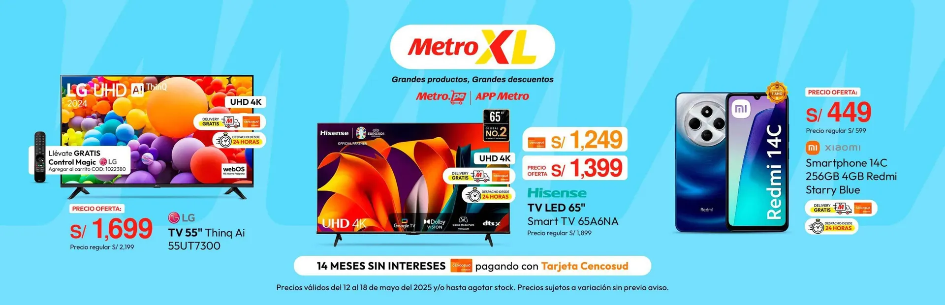 Catalogo de Catálogo Metro 20 de mayo al 25 de mayo 2025 - Pag 14