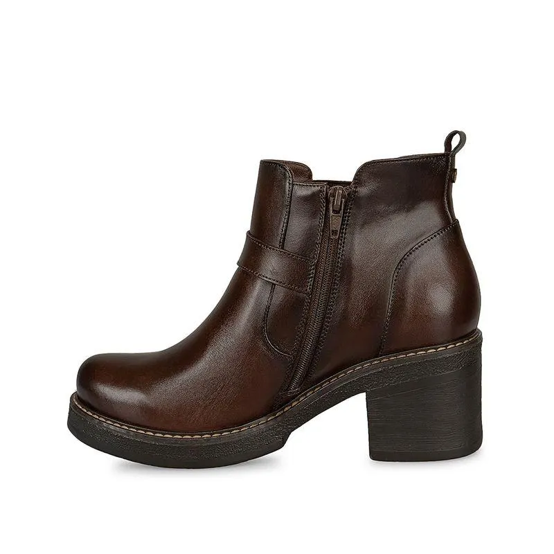 Botin Jodhpur Casual Mujer Cuero Viale Africano