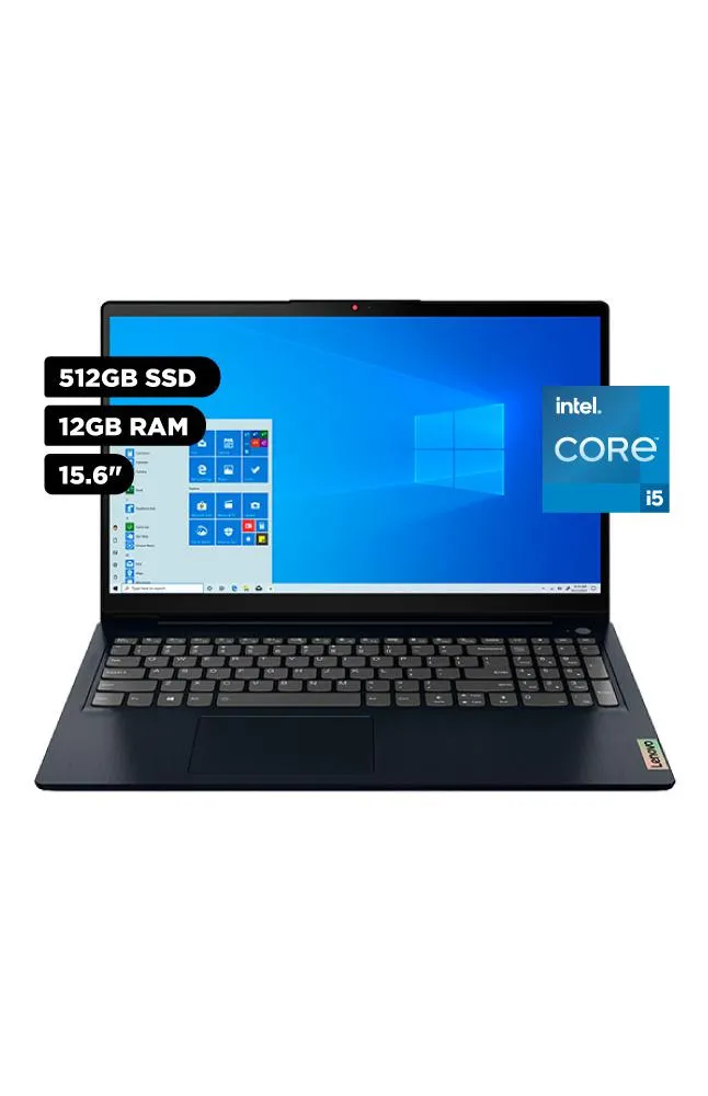 Laptop Lenovo Ideapad 3I 15.6" Windows 11 Intel Core I5 1155G7 12GB 512GB SSD