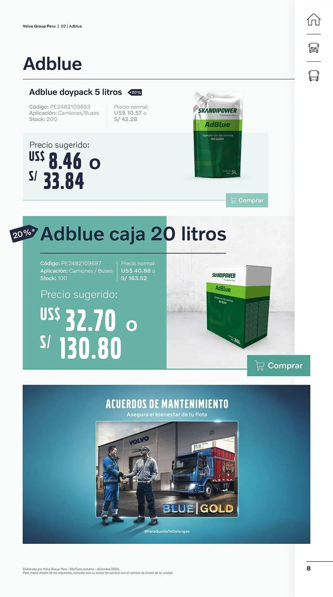 Catalogo de Catálogo Volvo 29 de octubre al 31 de diciembre 2024 - Pag 8