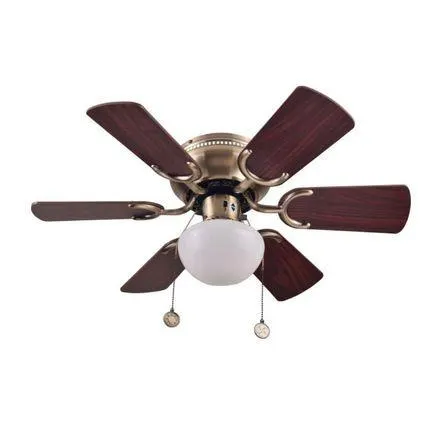 Ventilador de Techo Orange Marruecos 30" 6 Aspas 1 Luz Marrón