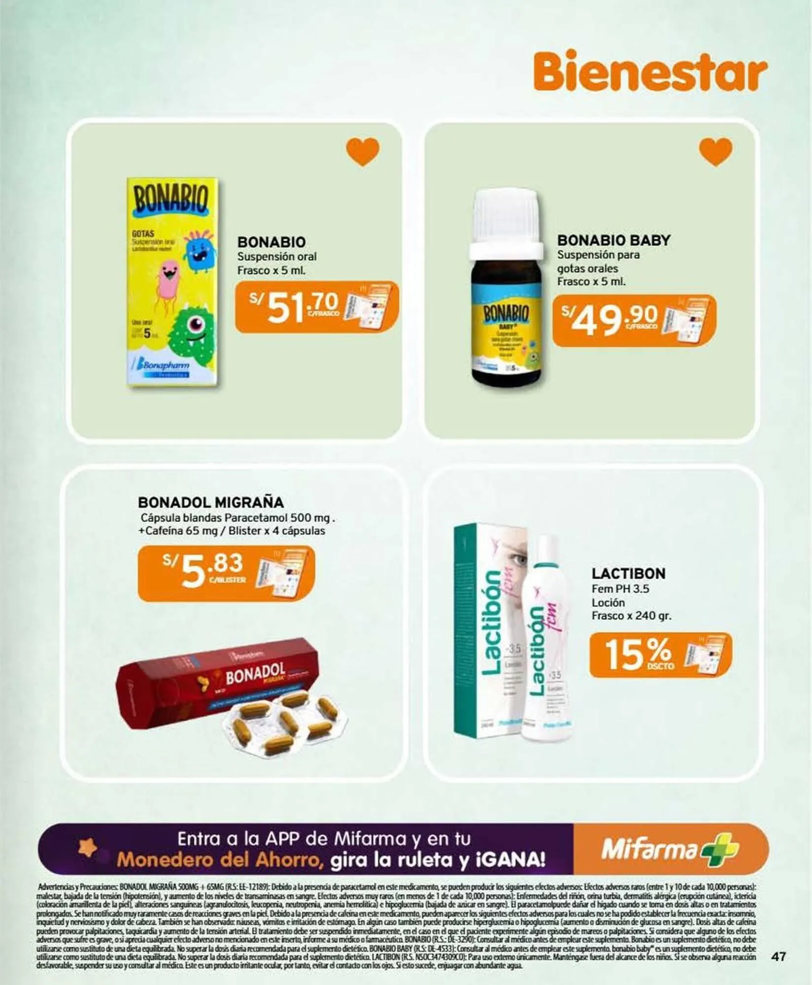 Catalogo de Catálogo Mifarma 6 de enero al 1 de febrero 2025 - Pag 47