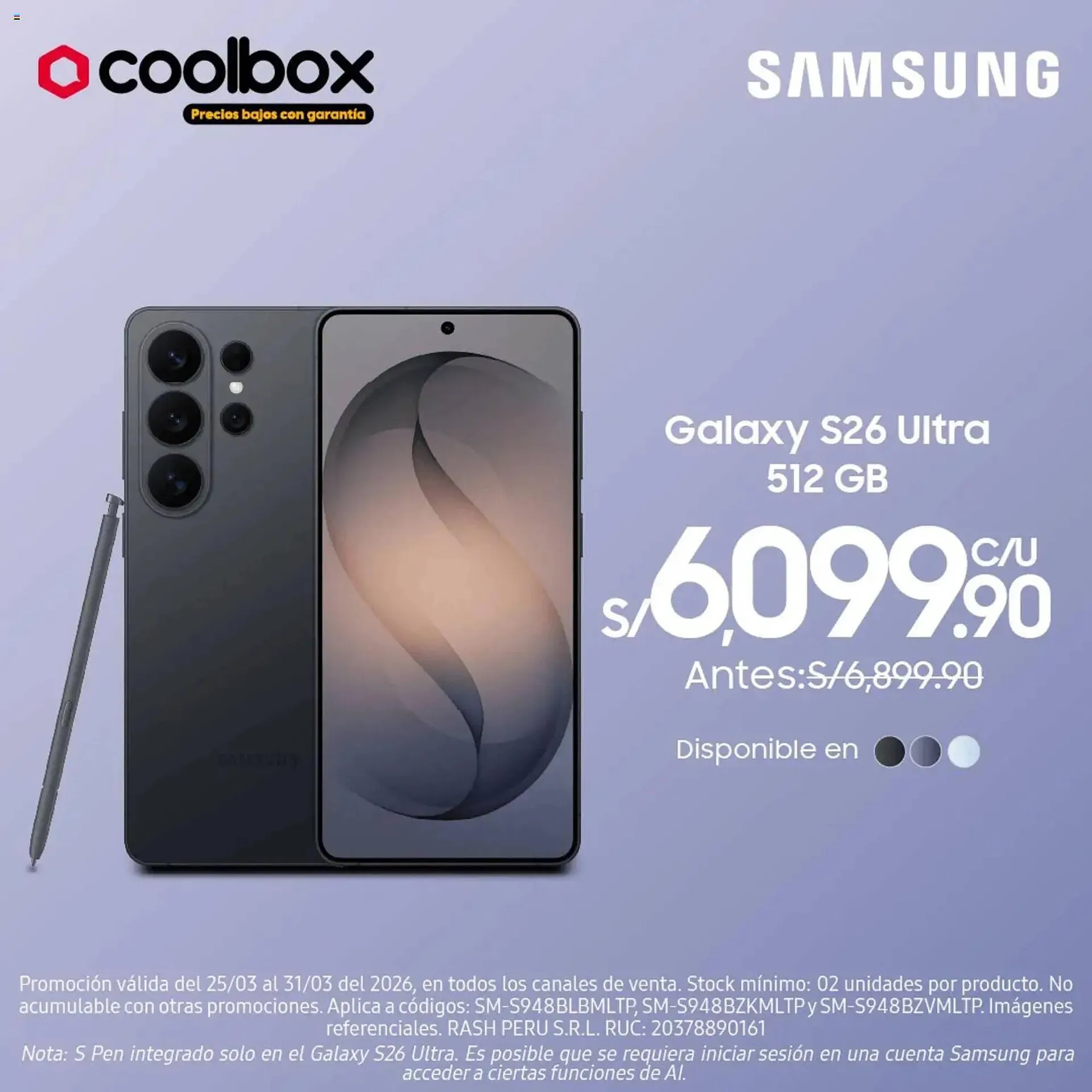 Catalogo de Catálogo Coolbox 23 de febrero al 31 de marzo 2026 - Pag 1