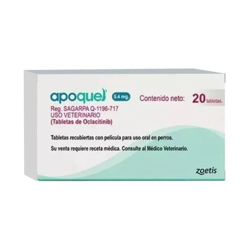 Apoquel de 5.4 mg x 20 tabletas