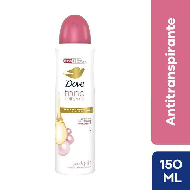 Desodorante en Aerosol para Mujer DOVE Dermoclarant Frasco 150ml