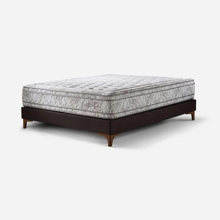 Cama Box Spring Diletto 2 Plazas 135 x 190 cm