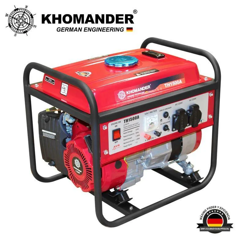 GENERADOR GASOLINERO 1200W - KHOMANDER