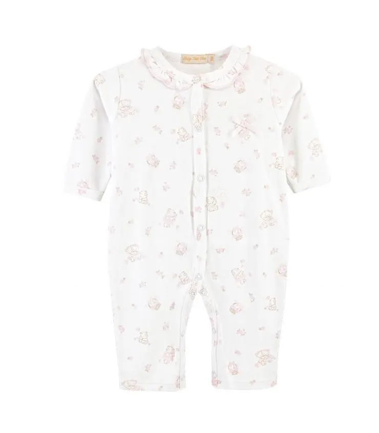 Conjunto Enterizo y Gorro De 100% Algodón Pima | Colección Honey Boo Pink