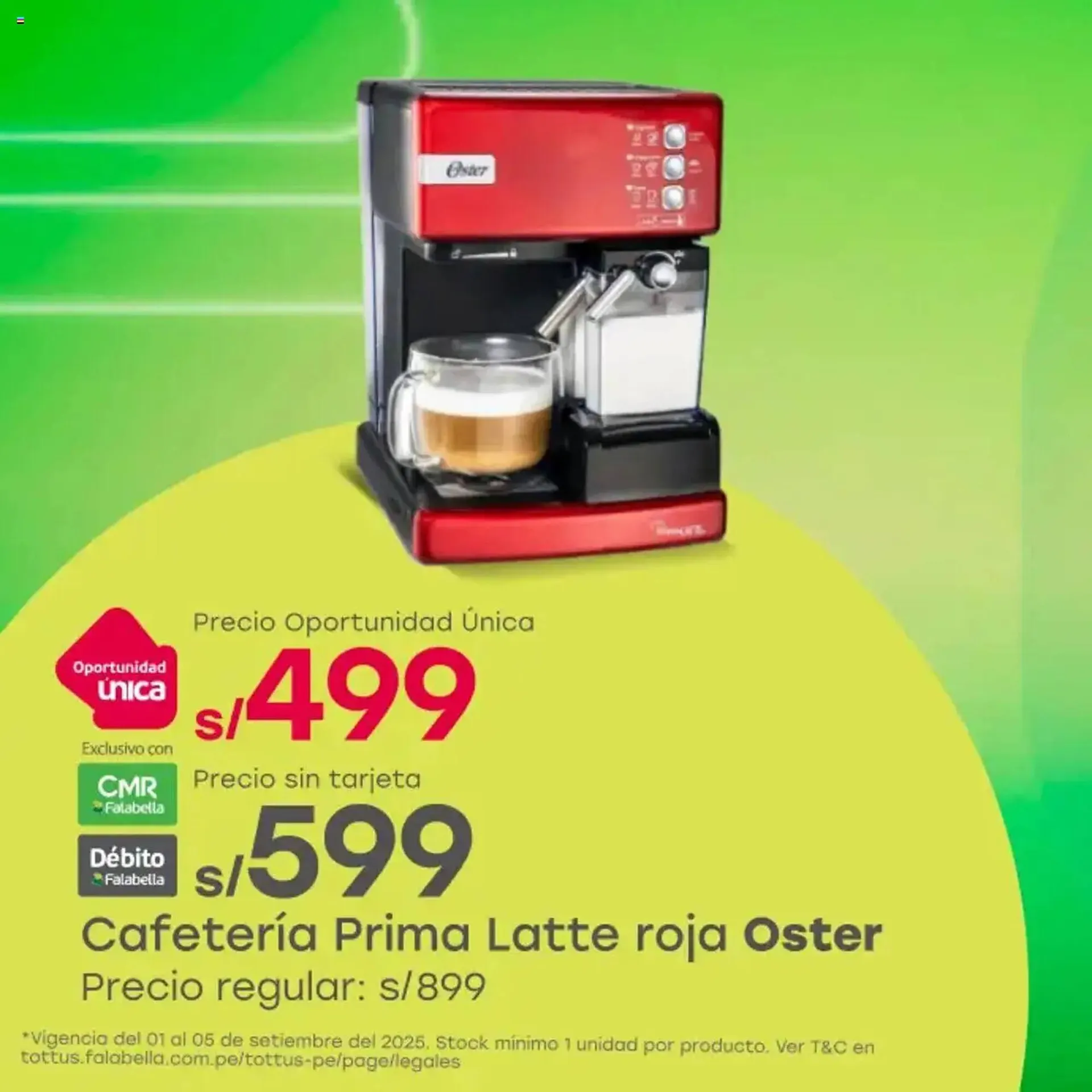 Catalogo de Catálogo Tottus 1 de setiembre al 7 de setiembre 2025 - Pag 1