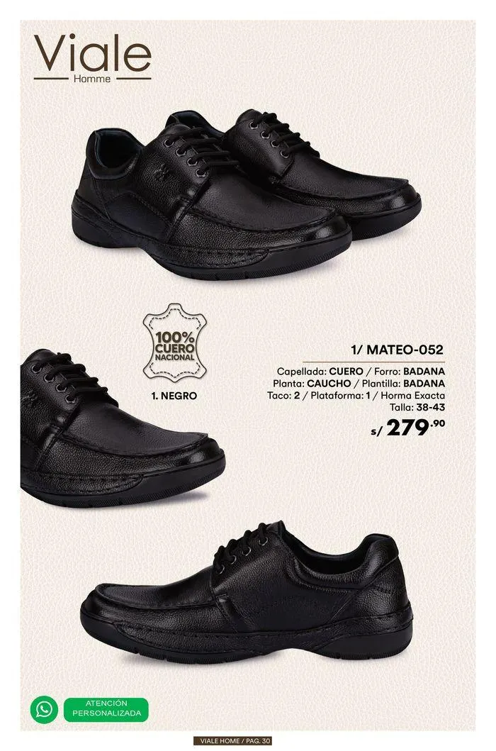 Catalogo de Calzados de Caballeros  11 de julio al 31 de julio 2024 - Pag 30