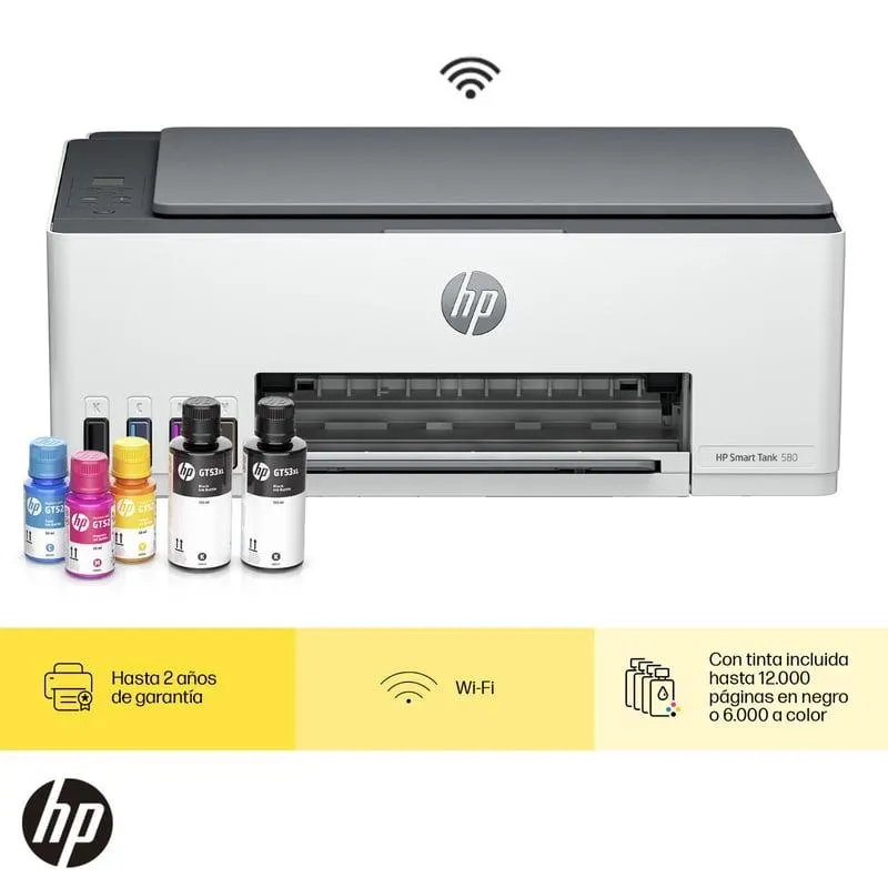 Impresora HP Smart Tank 580