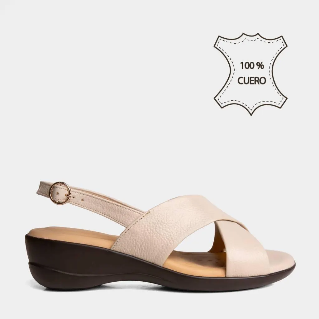 Sandalias Casuales Top Model Mujeres Tmo-Jl00004 Cuero