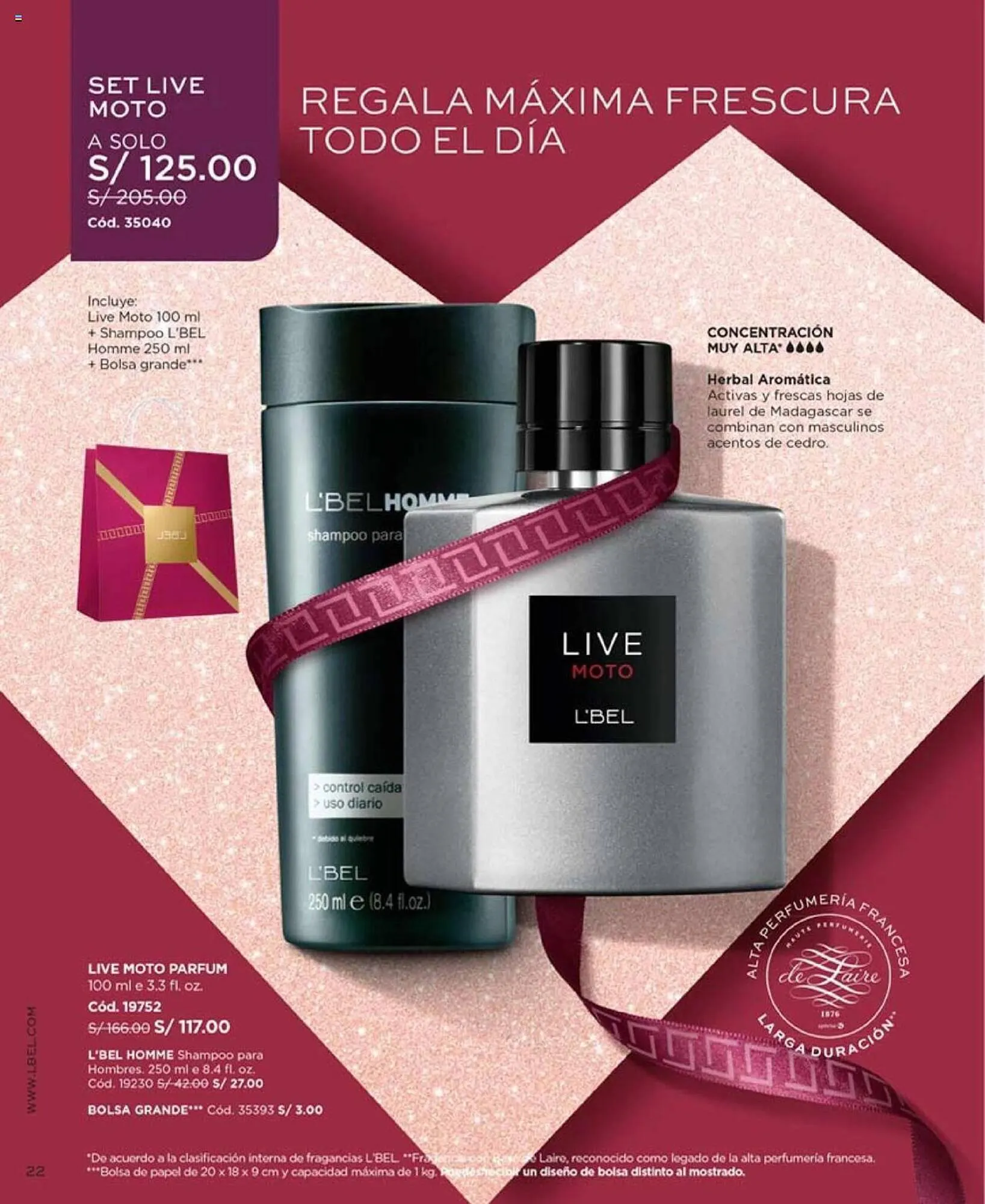 Catalogo de Catálogo L'Bel 18 de febrero al 10 de marzo 2024 - Pag 22