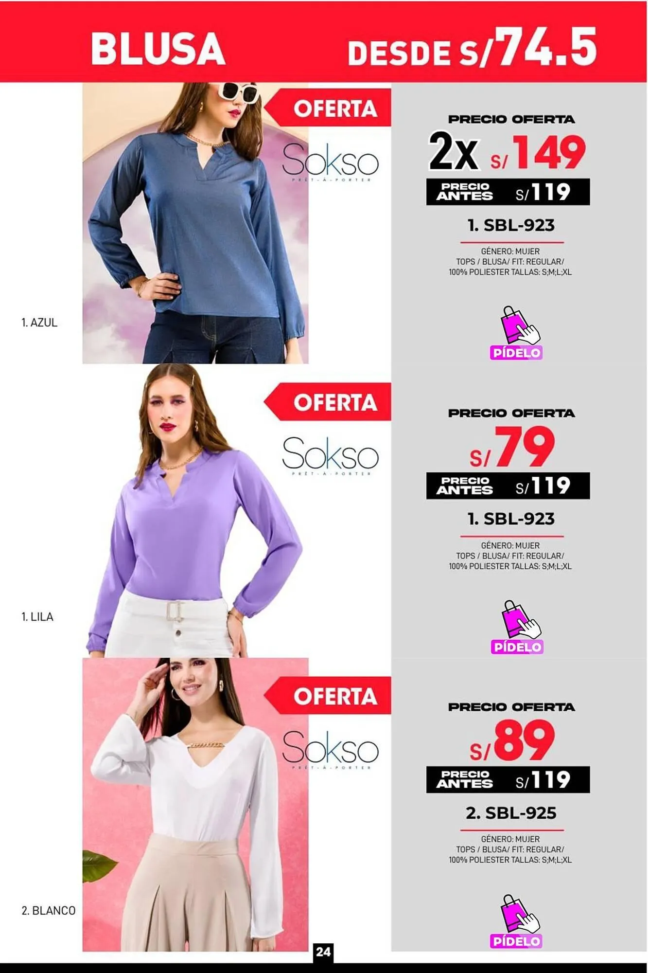 Catalogo de Catálogo Sokso 27 de marzo al 13 de abril 2025 - Pag 24