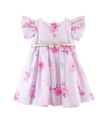 Vestido Lila con Estampado | Colección En la Campiña