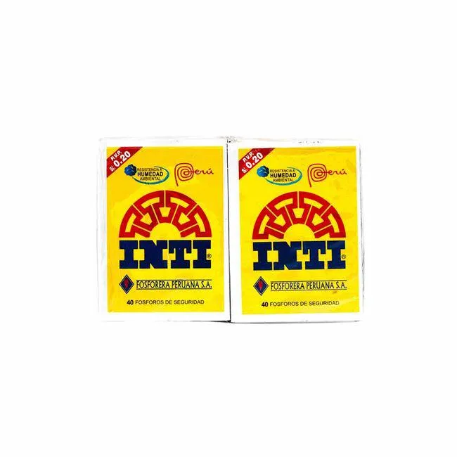 Fósforos INTI Caja 10un