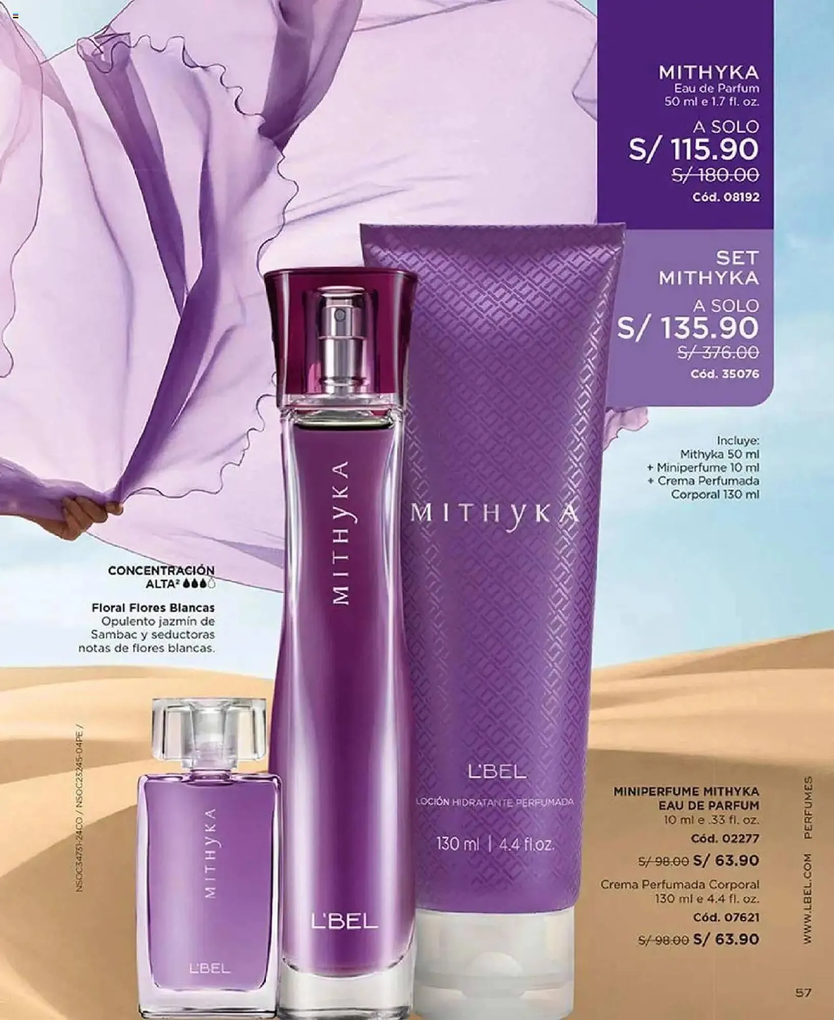 Catalogo de Catálogo L'Bel 22 de abril al 31 de mayo 2025 - Pag 57