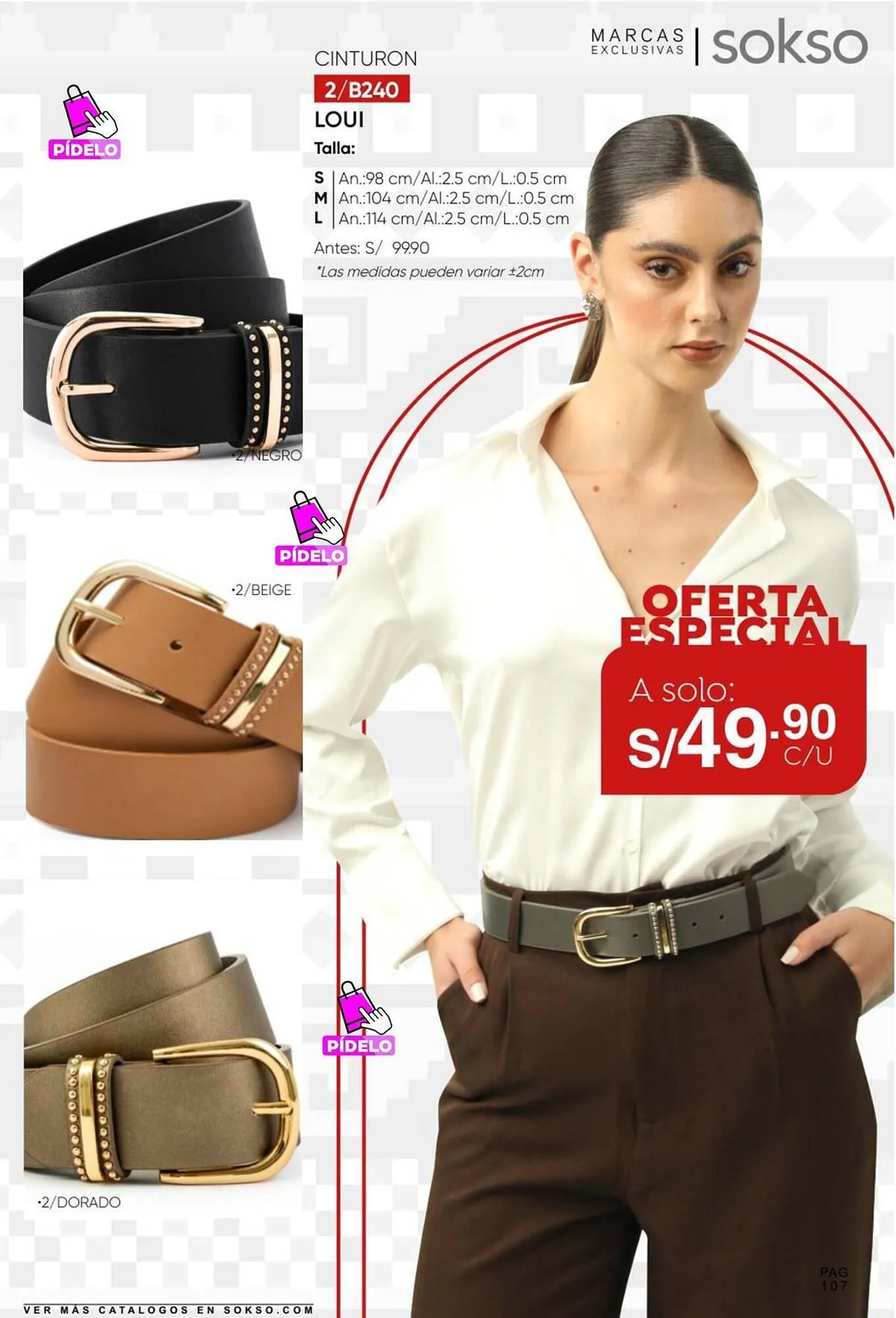 Catalogo de Catálogo Sokso 14 de julio al 3 de agosto 2025 - Pag 107