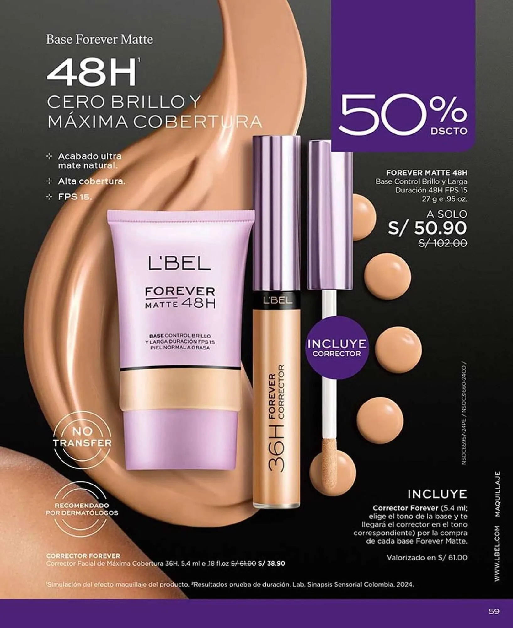 Catalogo de Catálogo L'Bel 15 de abril al 15 de mayo 2025 - Pag 59