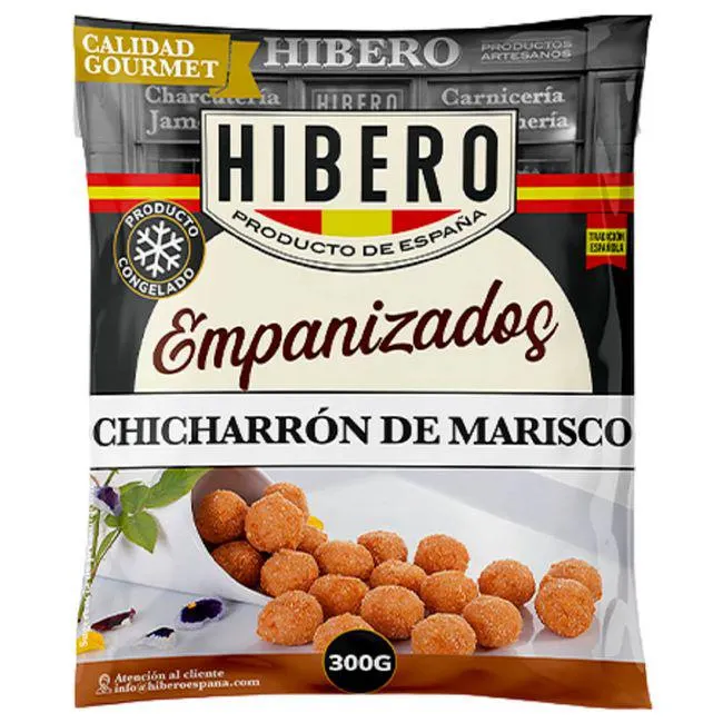 Chicharrón de Maricos Empanizados HIBERO Bolsa 300g