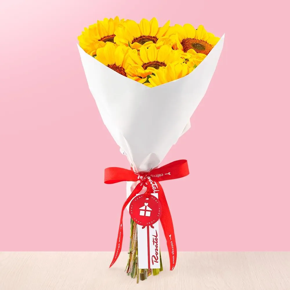 Suscripción Mensual Ramo de Girasoles