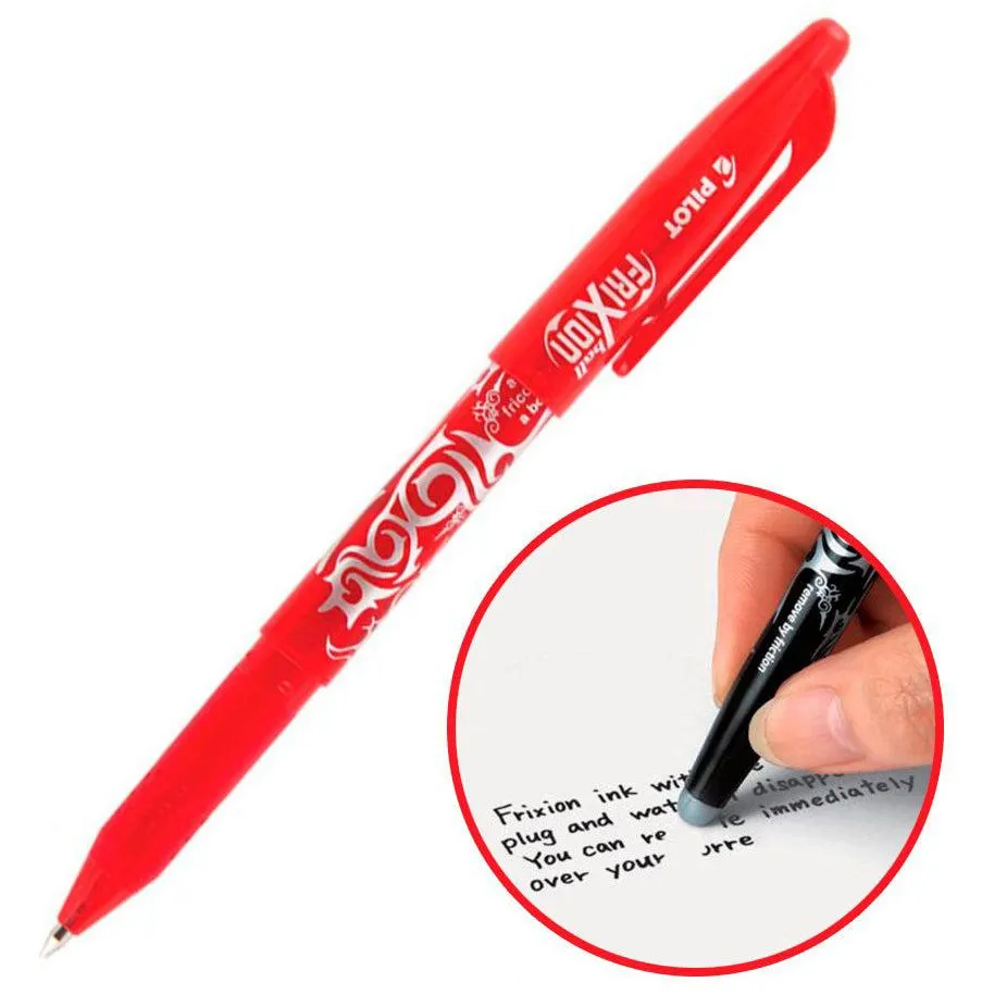 Boligrafo Pilot Frixion Tinta Gel (Bl-Fr7) Borrable 0.7 Rojo
