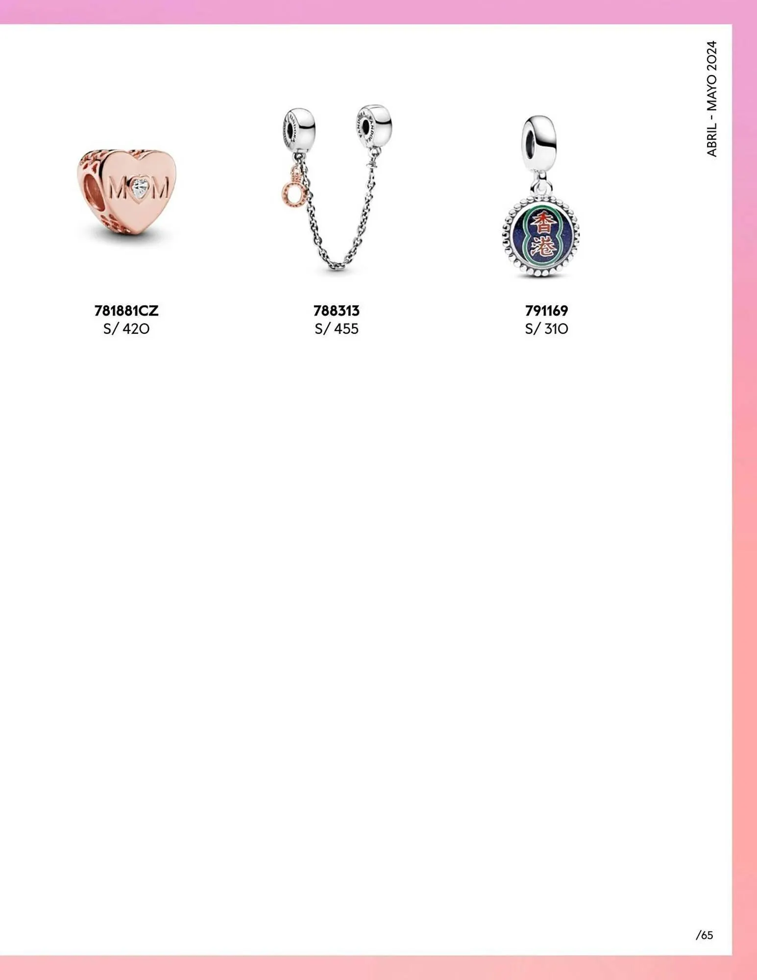 Catalogo de Catálogo Pandora 29 de abril al 31 de mayo 2024 - Pag 65